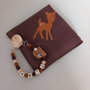 Nuscheli/Nuggikette Set Tiere